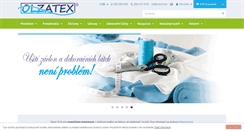 Desktop Screenshot of olzatex.cz