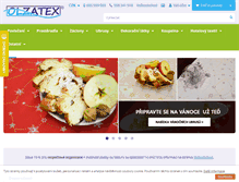 Tablet Screenshot of olzatex.cz